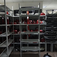 Стеллажи бу для склада автотоваров в Шушарах