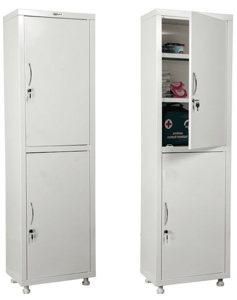 Медицинский шкаф HILFE МД 1 1650/SS Медицинский шкаф HILFE МД 1 1650/SS