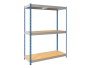 Стеллаж Практик SB 250х183х76 3 полки (фанера) Стеллаж Практик SB 250х183х76 3 полки (фанера)