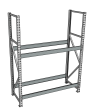 Стеллаж грузовой СГР 3000x1500x600 2 полки (без настила) Стеллаж грузовой СГР 3000x1500x600 2 полки (без настила)