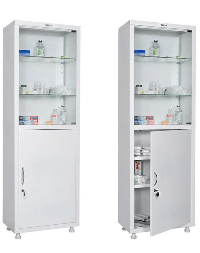 Медицинский шкаф HILFE МД 1 1760/SG Медицинский шкаф HILFE МД 1 1760/SG