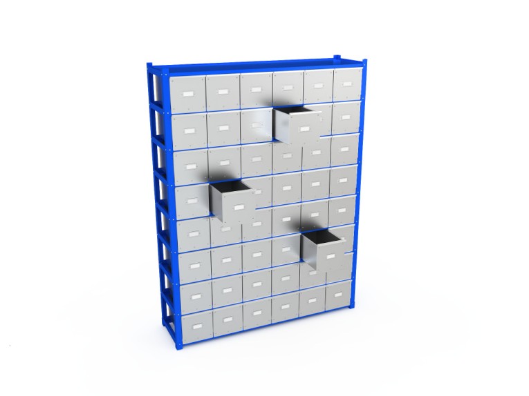Система хранения с выдвижными ящиками BOXES M 2000.1500.400.B48 