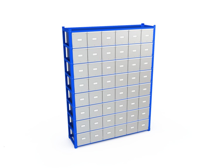 Система хранения с выдвижными ящиками BOXES M 2000.1500.400.B48 Система хранения с выдвижными ящиками BOXES M 2000.1500.400.B48