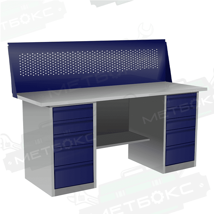 Верстак с двумя драйверами ВП-6/1,6 с экраном  Верстак с двумя драйверами ВП-6/1,6 с экраном