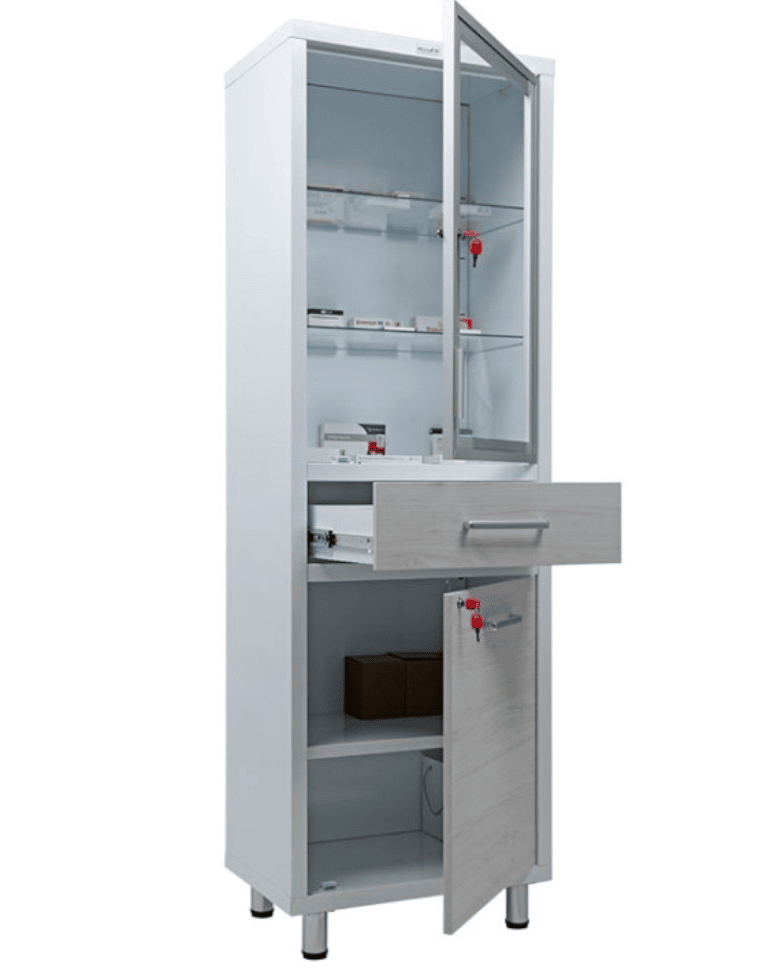 Медицинский шкаф HILFE МД 1 ШМ-SSD Медицинский шкаф HILFE МД 1 ШМ-SSD