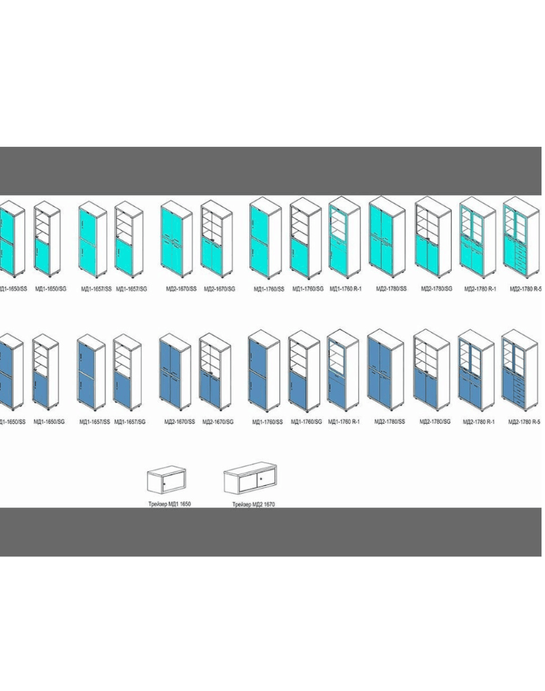 Медицинский шкаф HILFE МД 1 1760 R Медицинский шкаф HILFE МД 1 1760 R