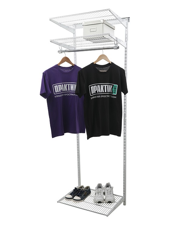 Гардеробная система Практик Home Basic G60 белая 