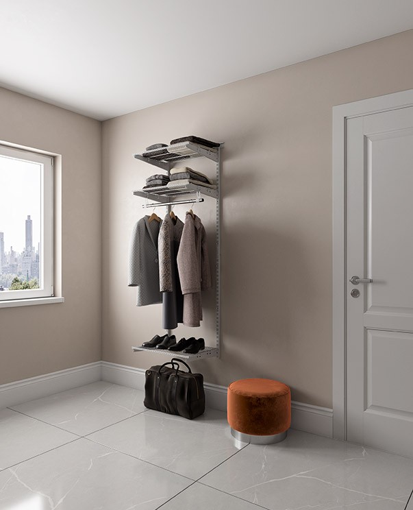 Гардеробная система Практик Home Basic G60 белая 