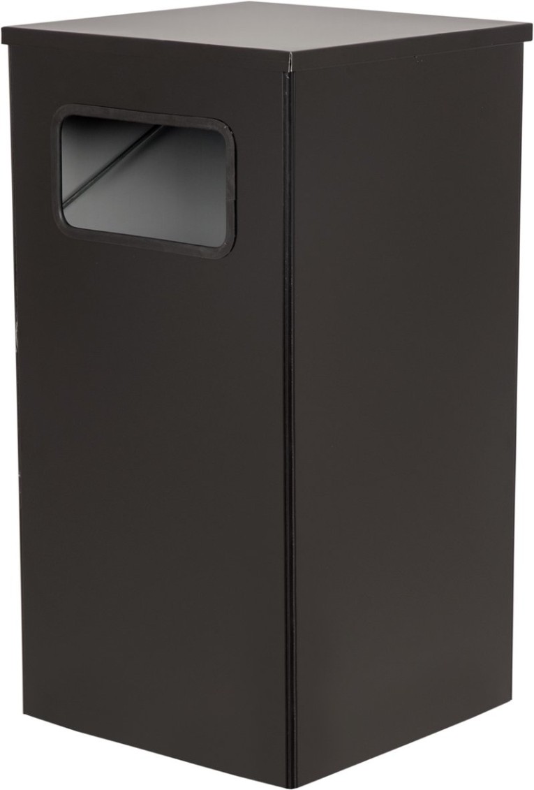 Урна 80 литров Квадро-19 черный  Урна 80 литров Квадро-19 черный