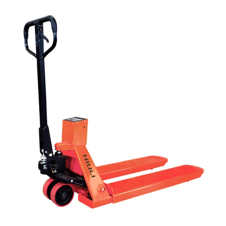 Гидравлическая рохля с весами CBY-I 2000 PDP (г/п 2000 кг, вилы 1150x550 мм) NIULI  Гидравлическая рохля с весами CBY-I 2000 PDP (г/п 2000 кг, вилы 1150x550 мм) NIULI