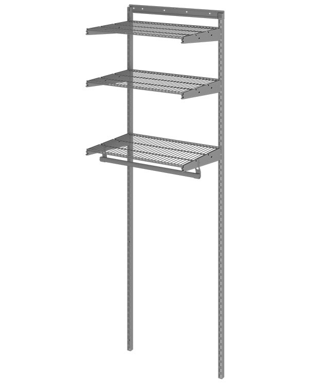 Гардеробная система Практик Home Basic G60 графит 