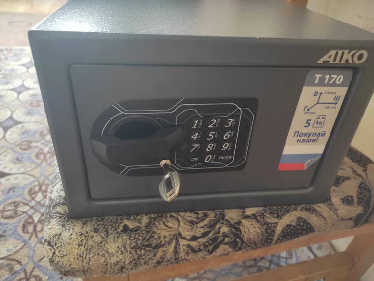 Мебельный сейф Aiko Т-170 EL 