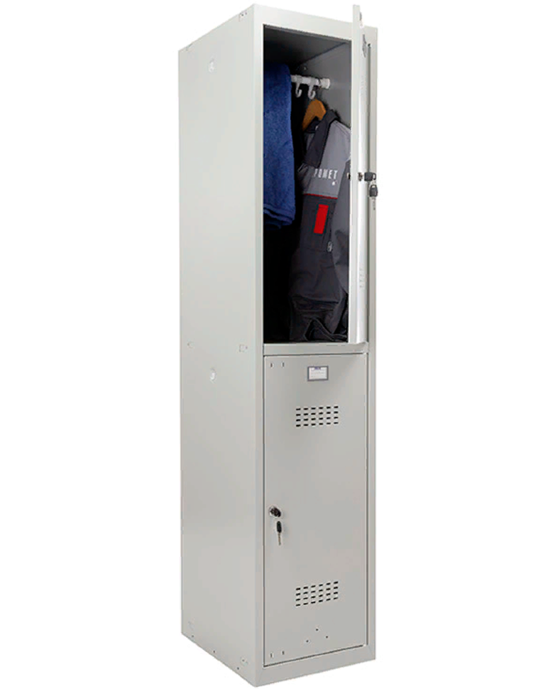   Шкаф для раздевалок усиленный ML-12-40 базовый модуль