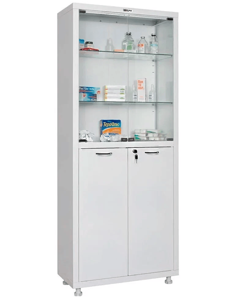 Медицинский шкаф HILFE МД 2 1670/SG Медицинский шкаф HILFE МД 2 1670/SG