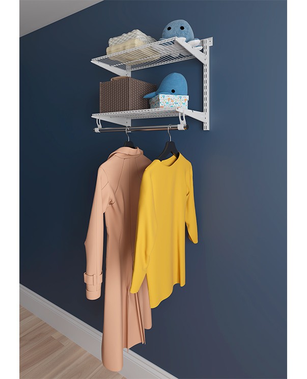 Гардеробная система Практик Home Basic G60S белая Гардеробная система Практик Home Basic G60S белая