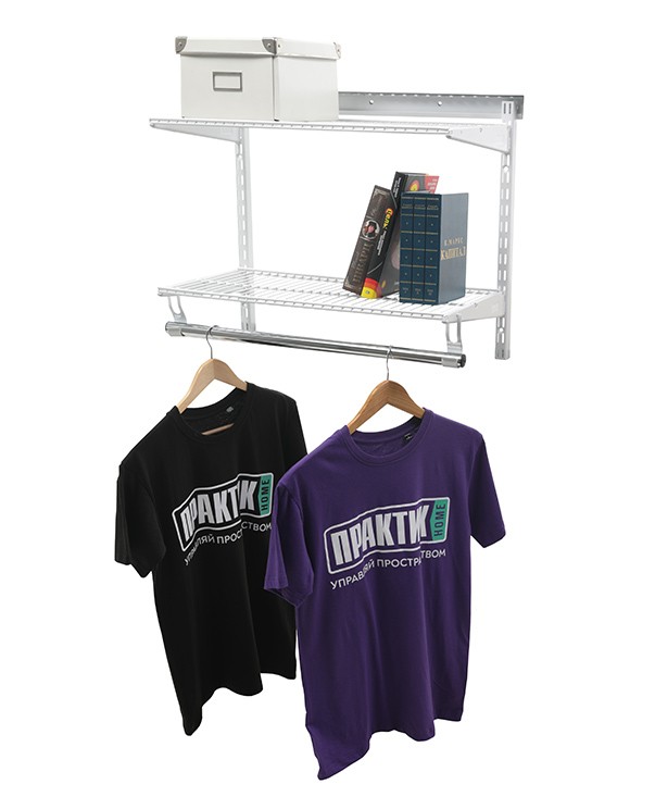 Гардеробная система Практик Home Basic G60S белая Гардеробная система Практик Home Basic G60S белая