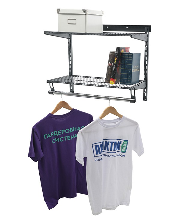 Гардеробная система Практик Home Basic G60S графит 