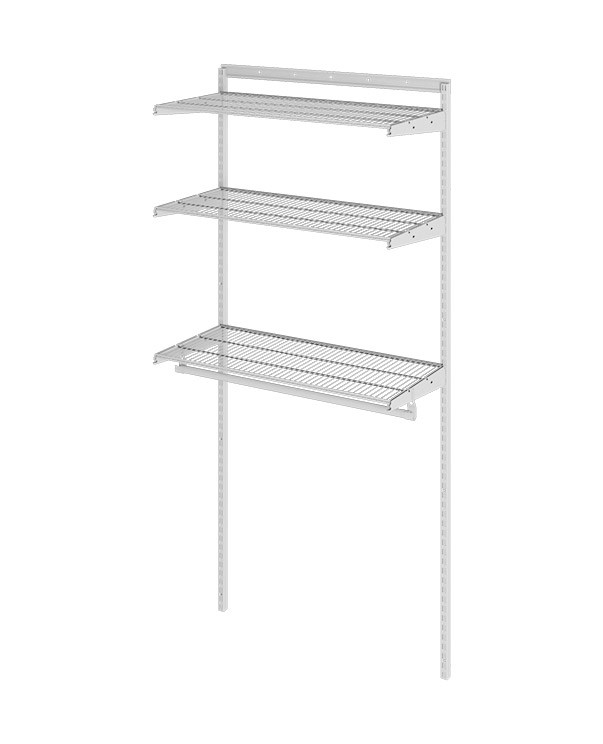 Гардеробная система Практик Home Basic G90 белая Гардеробная система Практик Home Basic G90 белая