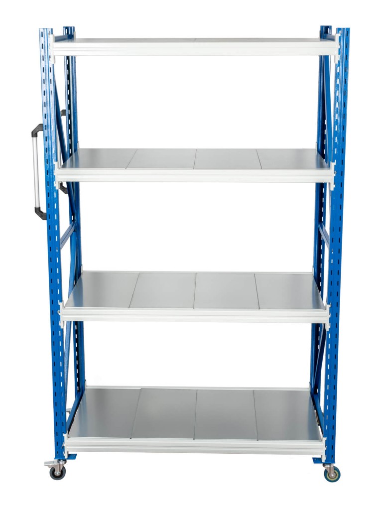 Стеллаж мобильный БиКом СТ-4 250x90x60 4 полки Стеллаж мобильный БиКом СТ-4 250x90x60 4 полки