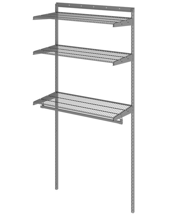 Гардеробная система Практик Home Basic G90 графит 