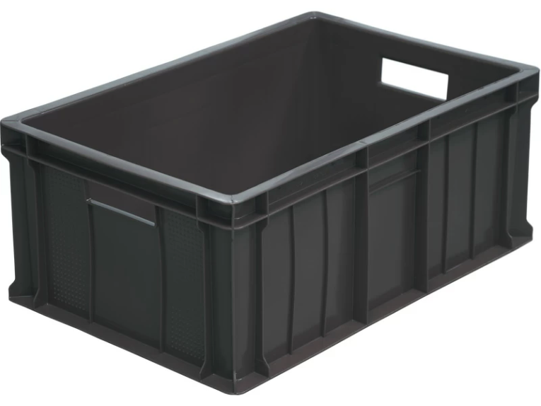 Ящик 600х400х250 сплошной чёрный Ящик 600х400х250 сплошной чёрный