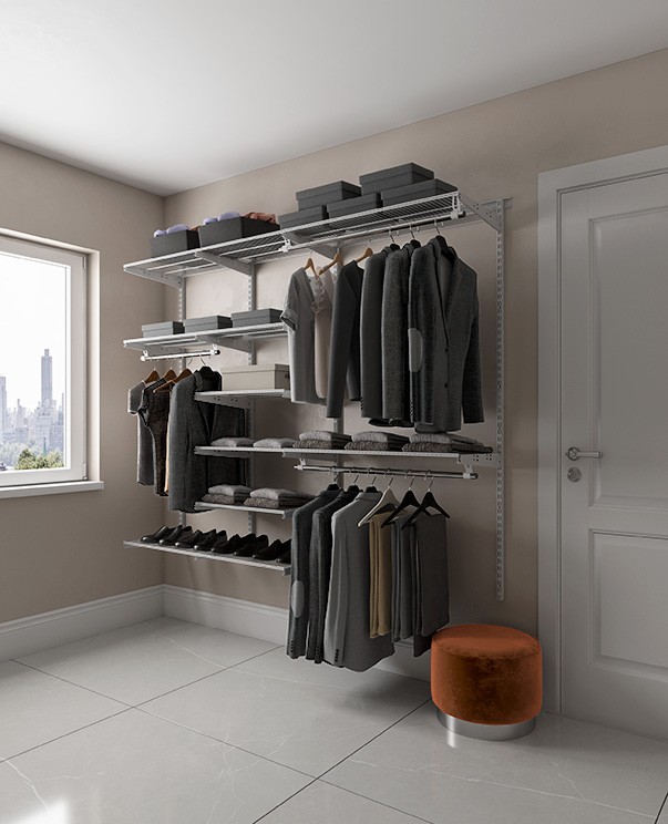 Гардеробная система Практик Home Max G210 белая 