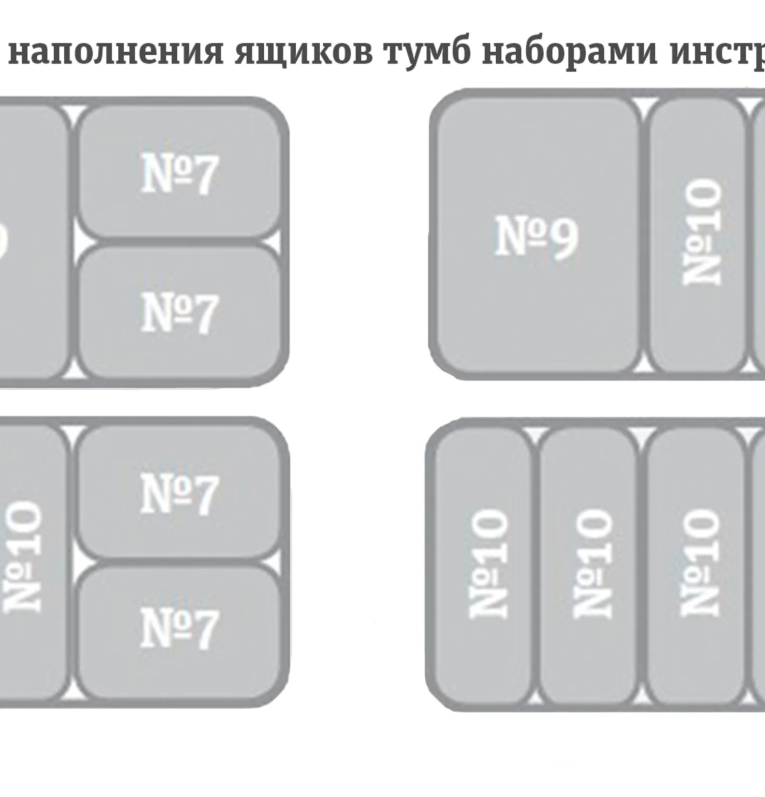 Тележка инструментальная TS-875.06 (Серая) 