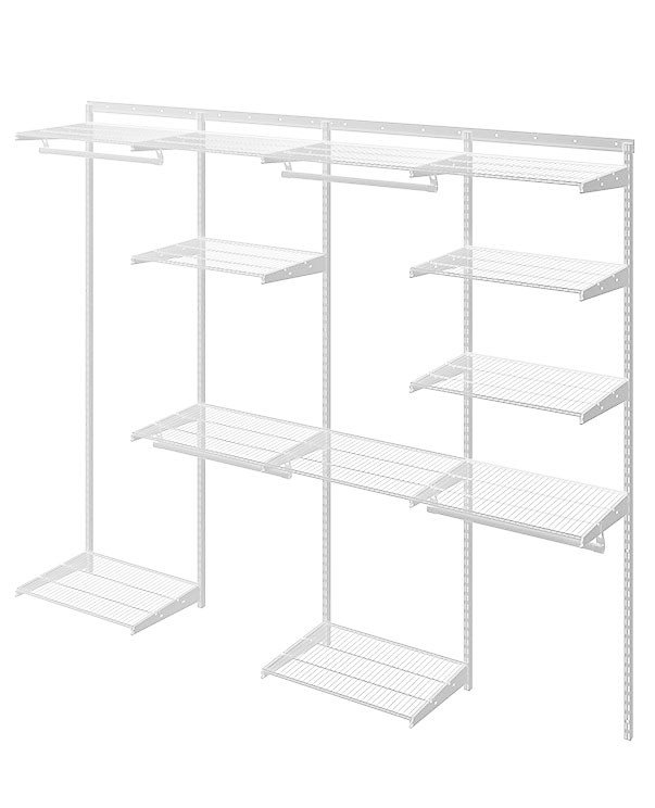 Гардеробная система Практик Home Max G240 белая Гардеробная система Практик Home Max G240 белая