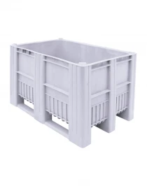 BoxPallet 1200х800х740 мм светло-серый сплошной