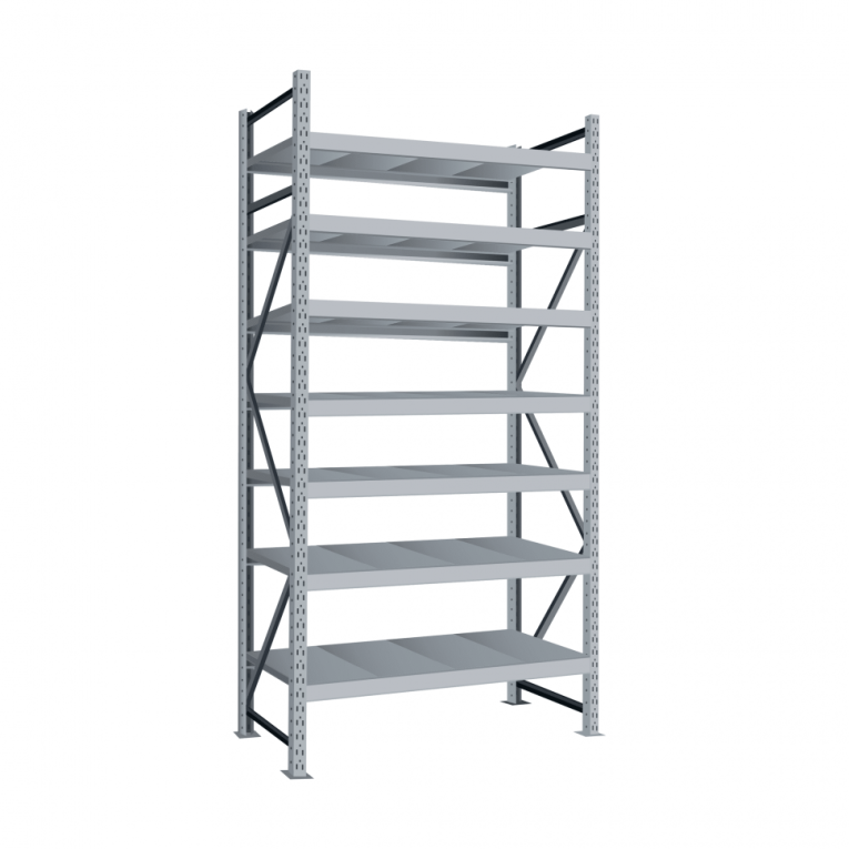 Стеллаж грузовой Диком СТ-051 5500х1200х850 с 7 ярусами 