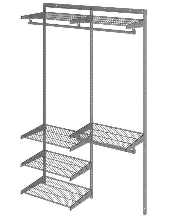 Гардеробная система Практик Home Optima G120 графит Гардеробная система Практик Home Optima G120 графит