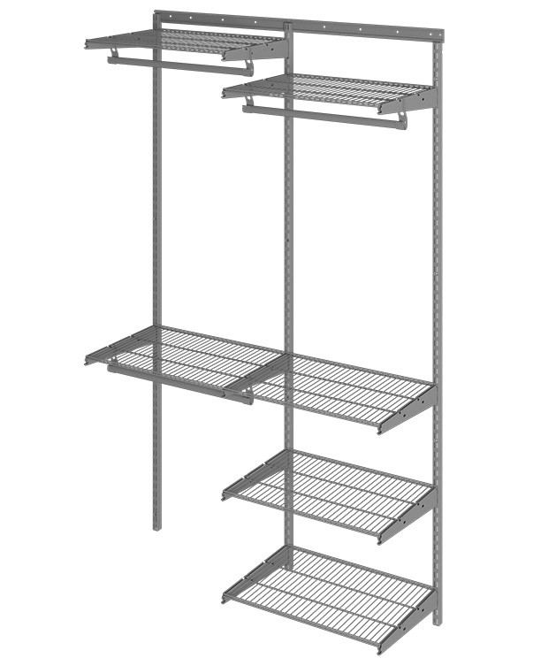 Гардеробная система Практик Home Optima G120 графит Гардеробная система Практик Home Optima G120 графит