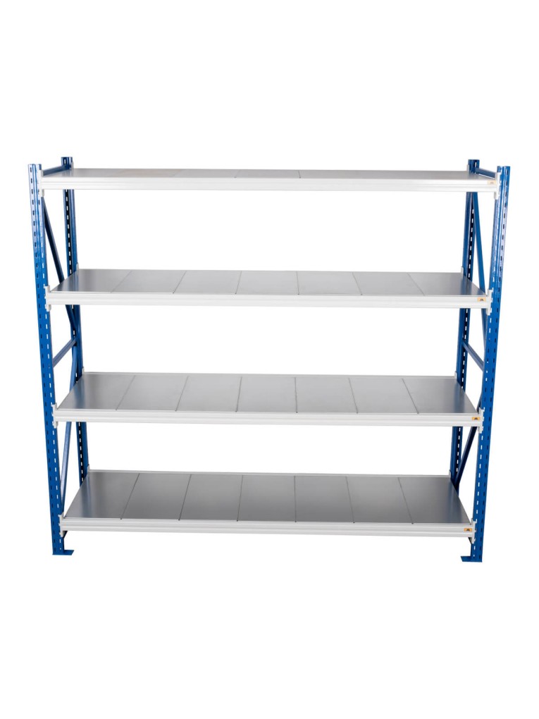 Стеллаж стационарный БиКом СТ-4 300x120x70 4 полки 