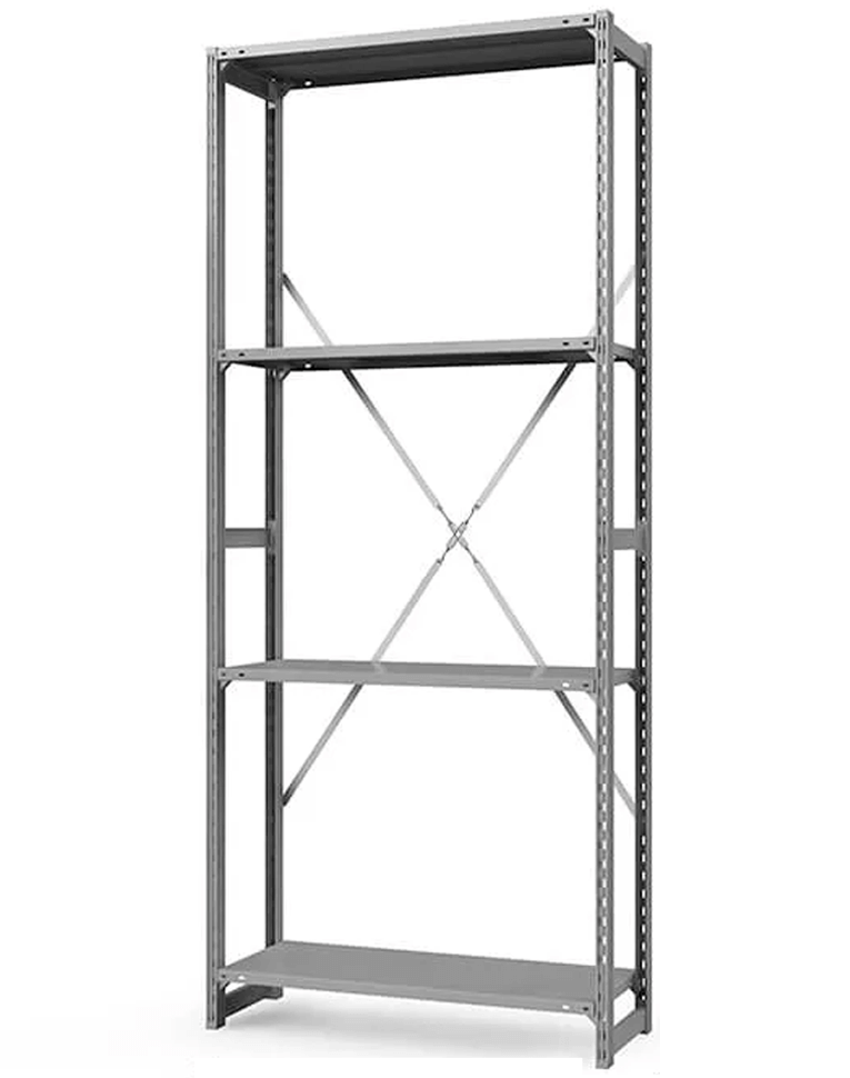 Стеллаж ТСУ 3500x700x600 4 полки (150 кг, металл) 
