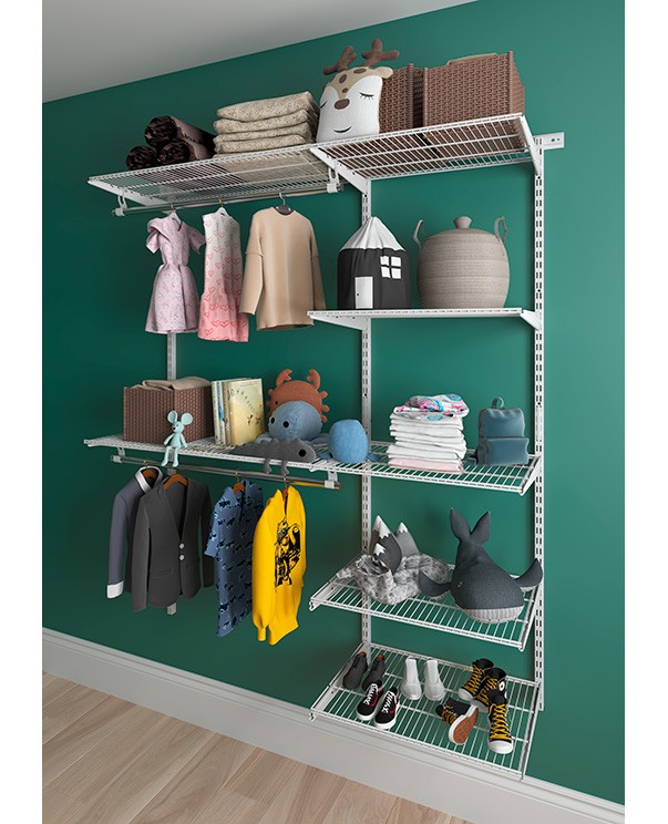 Гардеробная система Практик Home Optima G150 белая 