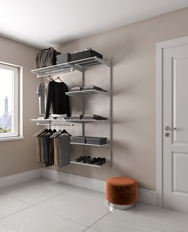 Гардеробная система Практик Home Optima G150 графит Гардеробная система Практик Home Optima G150 графит