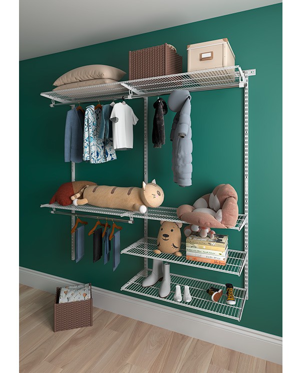 Гардеробная система Практик Home Optima G180 белая Гардеробная система Практик Home Optima G180 белая