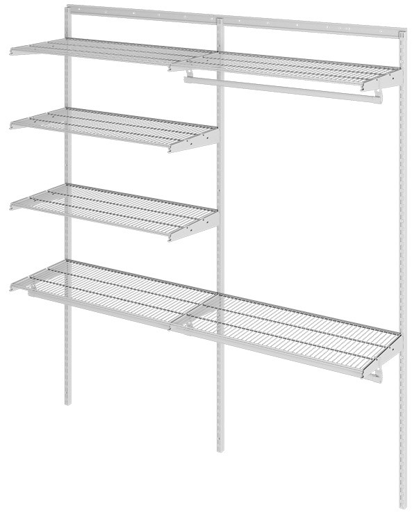Гардеробная система Практик Home Optima G180 белая Гардеробная система Практик Home Optima G180 белая