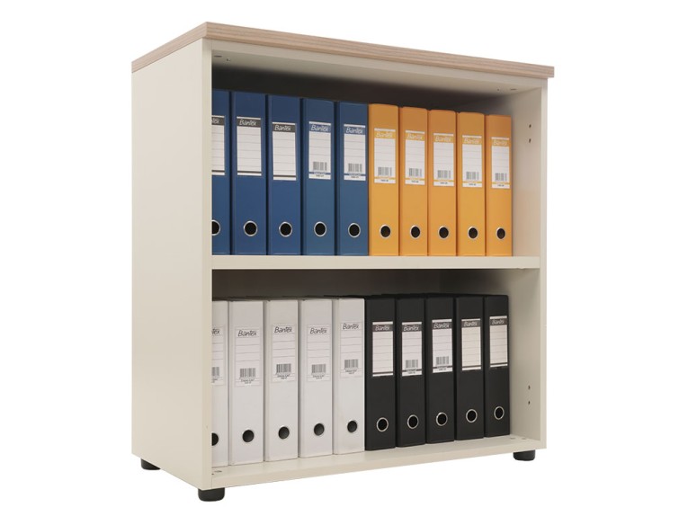 Шкаф NW 0880S открытый вяз натуральный/бежевый 