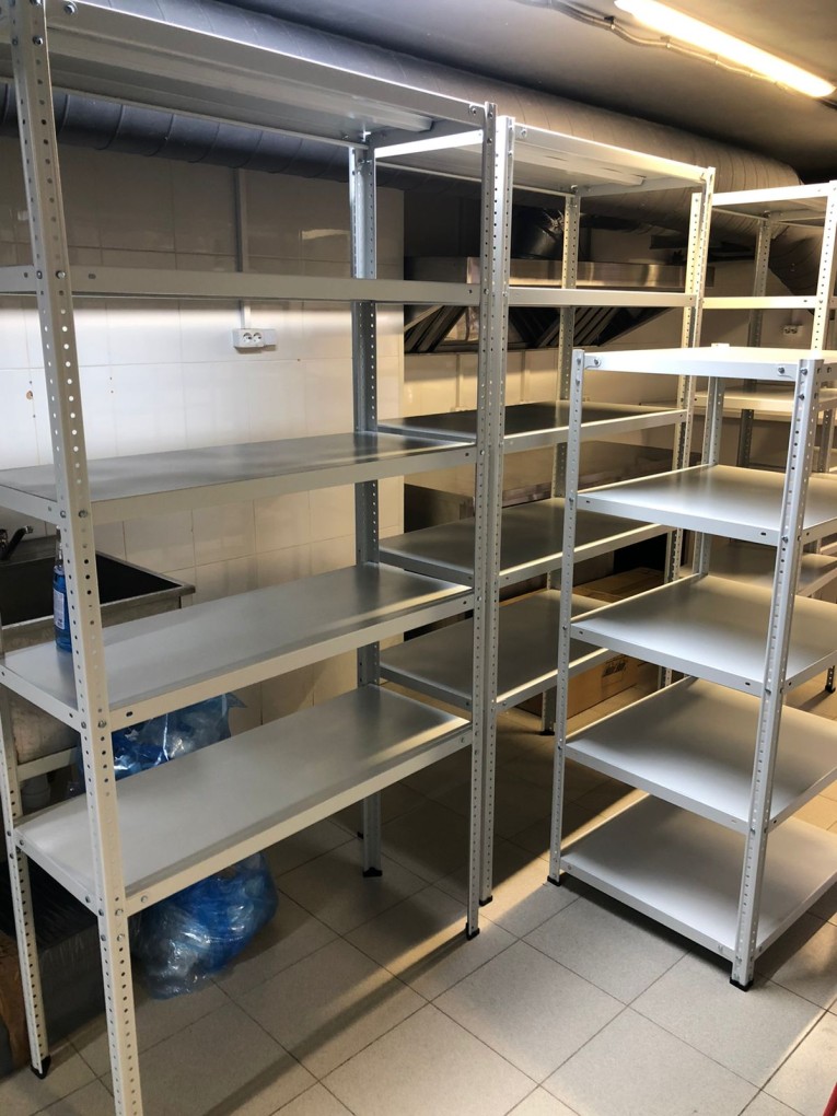 Стеллаж металлический Титан МС-500 1800х1000х300 5 полок 