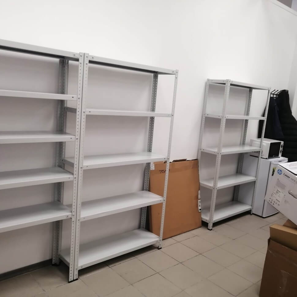 Стеллаж металлический бу (ВхШхГ, см) 200х100х40 5 полок — купить в ...