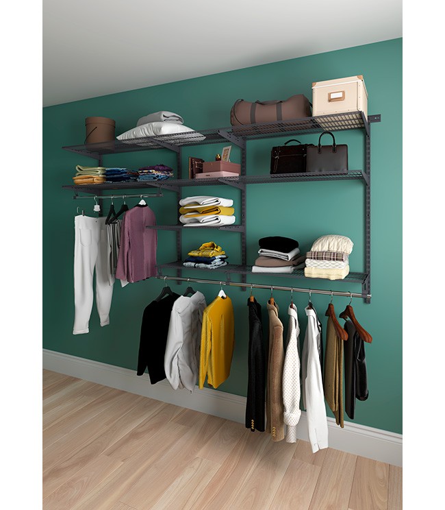 Гардеробная система Практик Home Optima G240 графит 