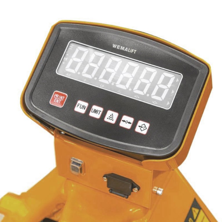 Гидравлическая рохля с весами BFC (2000 кг; 1150х570 мм; PDP) WEMALIFT 