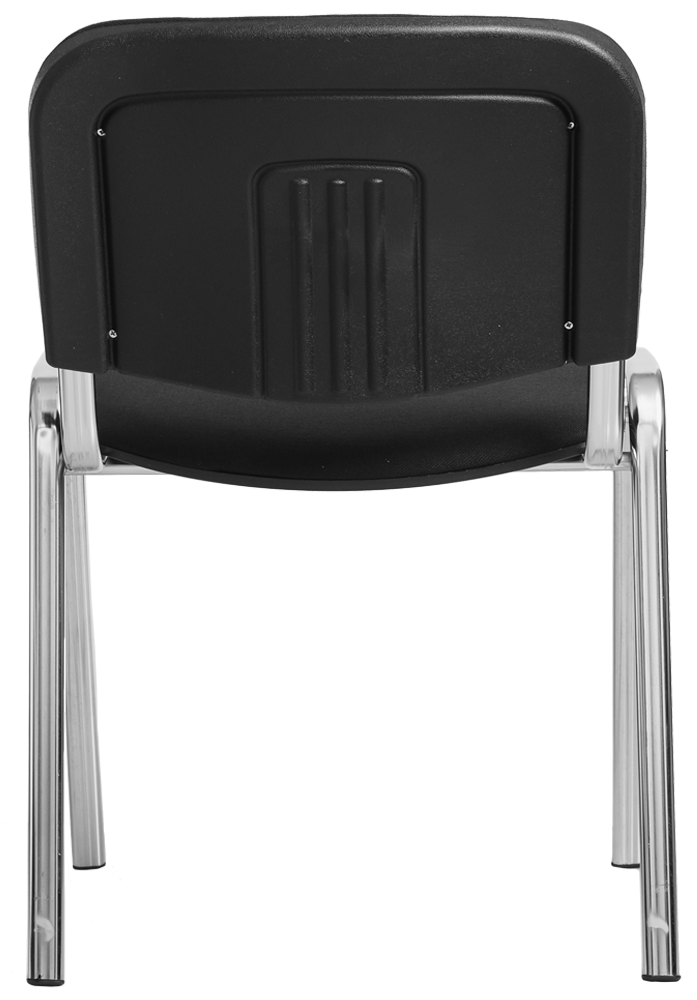 Стул Изо (черная ткань, хром) 