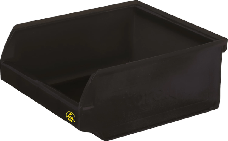 Ящик Ancona 107х98х47 PP, черный антистатичный Ящик Ancona 107х98х47 PP, черный антистатичный