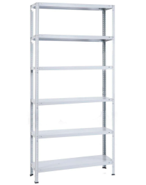Стеллаж металлический Титан МС-500 1500х1200х400 6 полок Стеллаж металлический Титан МС-500 1500х1200х400 6 полок