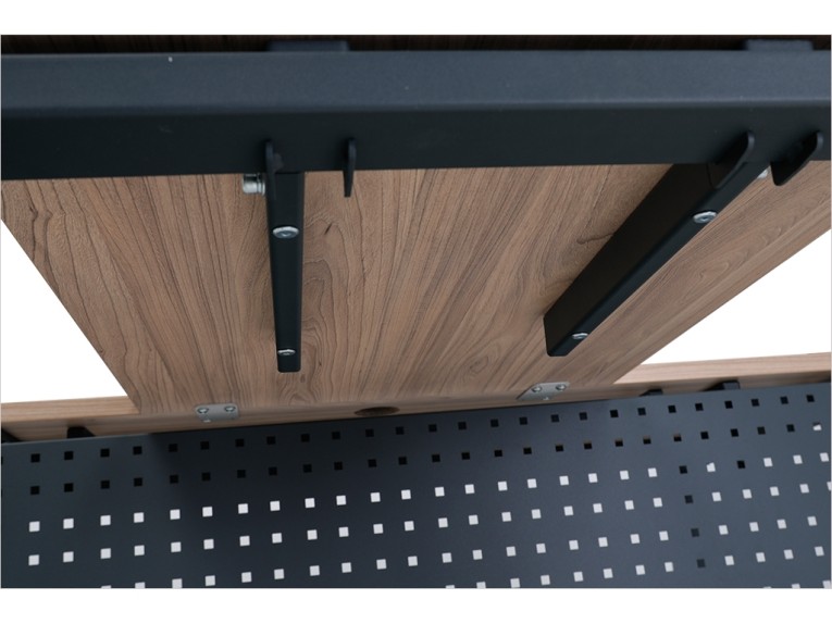 Брифинг-приставка NT 120 вяз натуральный/антрацит Брифинг-приставка NT 120 вяз натуральный/антрацит