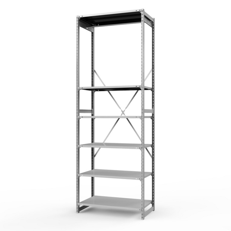 Стеллаж металлический ТСУ Универсал, 3000х1060х500 мм.Штанги: 1шт. Полки: металл 6 шт.  Стеллаж металлический ТСУ Универсал, 3000х1060х500 мм.Штанги: 1шт. Полки: металл 6 шт.