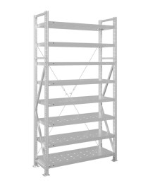 Стеллаж MS U 2500x1200x1000 8 полок (180 кг, перф)