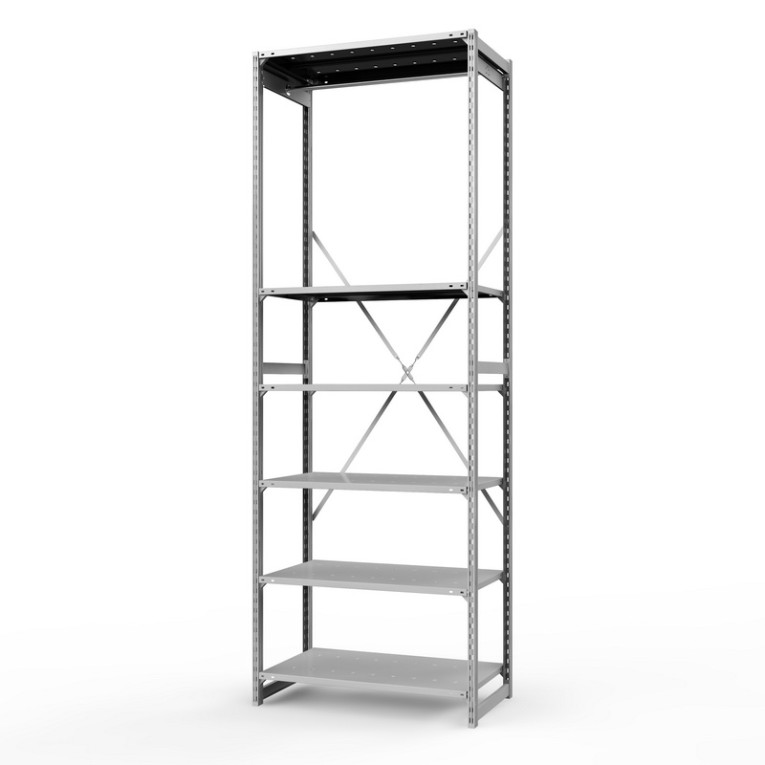 Стеллаж металлический ТСУ Универсал, 3000х1060х500 мм.Штанги: 1шт. Полки: металл усил. перф. 6 шт. 